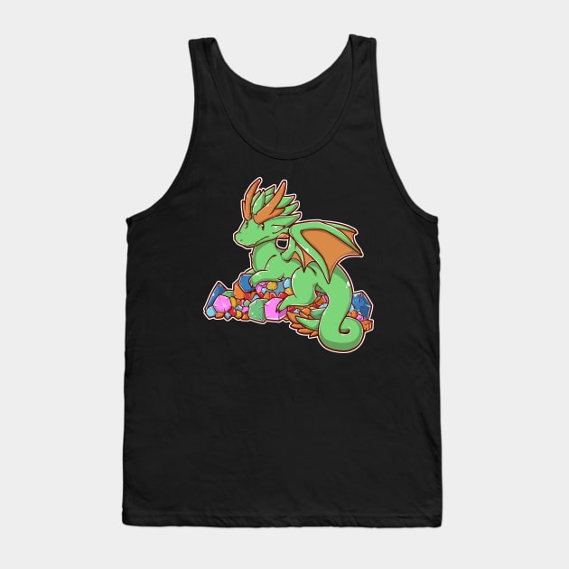 Dragon Dice Hoard Tank Top by MimicGaming